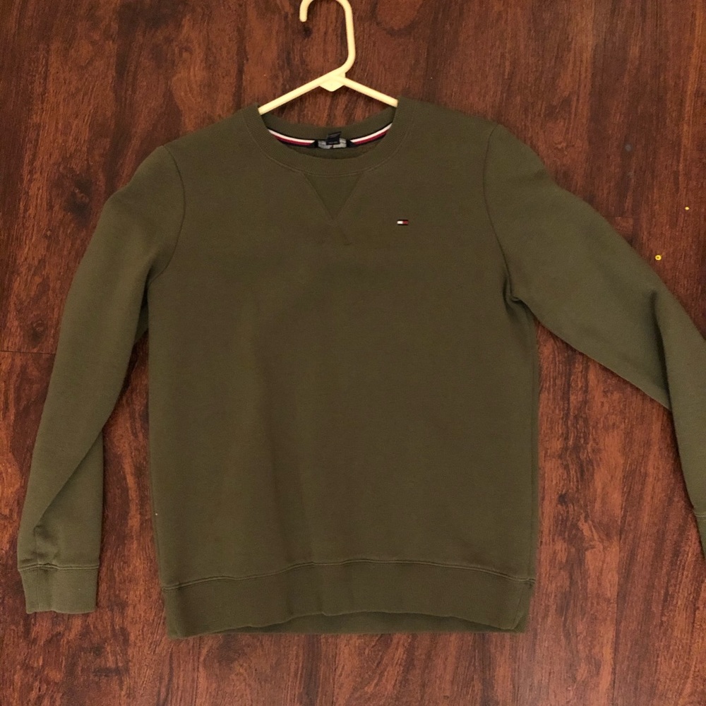 Tommy Hilfiger green sweater small